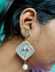 Elegant Square Drop Earrings