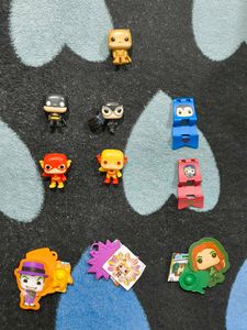 Kinder Joy DC Funko Pop Toys (Set Of 10)