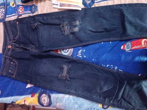 Ripped Dark Wash Jeans