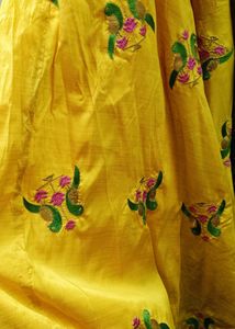 Ethnic gown With Zari Dupatta