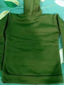 Mehndi Green Smile Hoodie