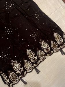 Elegant Brown pure cotton kurti