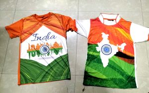 Two Tricolour T Shirt For Boys.