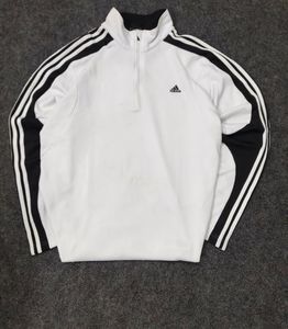 Adidas White Pullover Sweatshirt