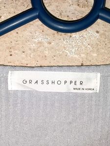 🇰🇷 Style Crop Cardigan Ribbed Grey