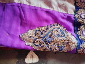 Elegant Purple Saree
