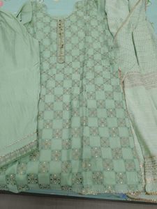 Elegant Green Kurta Set