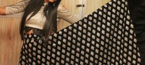 designer crop n lehnga