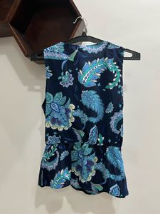 Vila Floral Print Top