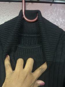 Black Turtleneck Sweater