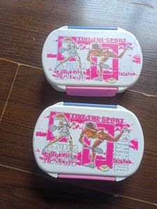 Set Of Two Unused Tiffins