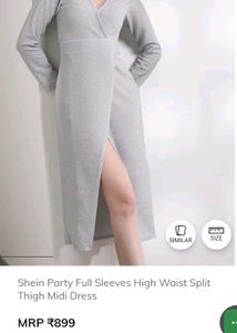 shein party wrap dress