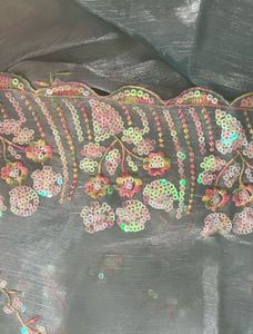 Jimmy choo Saree w unstitched blouse