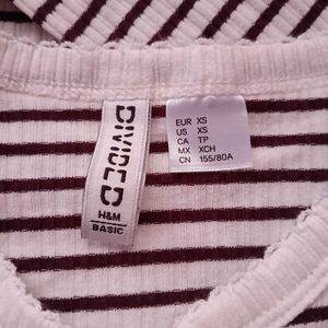 Striped Long Sleeve Top