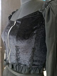 Black Velvet Top