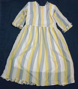 Yellow Stripped Dress