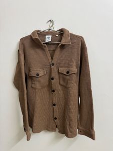 Zara Brown Corduroy Shirt