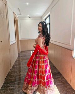 ❤️✨️🧡Multicolour Lehga For Wedding 🧡✨️❤️