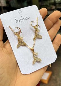 Stone Chain Pendant Jewellery Set | Women