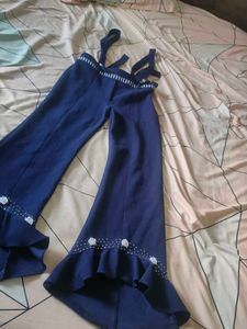 Cute Navy Blue Jumpsuit