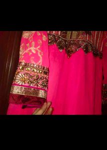 Very Pretty Long Anarkali Dress With Dupata