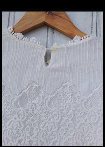 Elegant White Lace Dress
