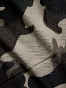 Short Sleeves Camouflage Print Polo Tshirt