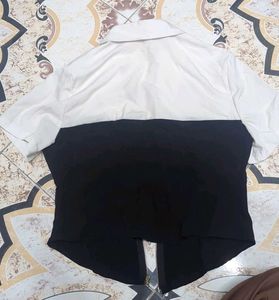 Patchwork Placket Blouse