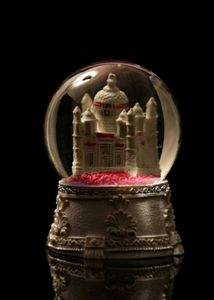 Taj Mahal light Snow Globe