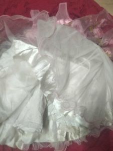 rose Floral Tulle Party Dress
