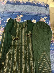 Green Pakistani Suit