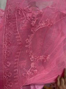 Pink Embroidered Ethnic Skirt