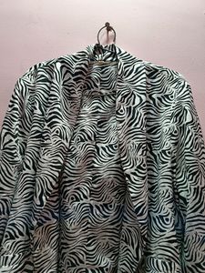 Trendy Black and White Jacket