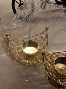 Crystal Candle Holder on sale  2 pieces