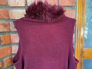 Faux Fur Trim Vest