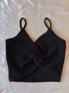 Tokyo Talkies Black Crop Top