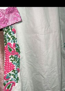 Pure Cotton Embroidered Kurti
