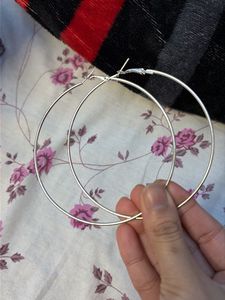 Silver Hoop Earrings