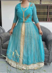 stylish dress indowestern