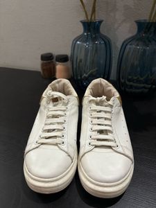White Leather Sneakers