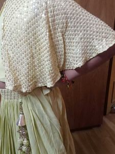 Cape Style Lehenga Choli (Party Wear)