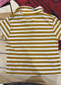 Collared Cropped Top
