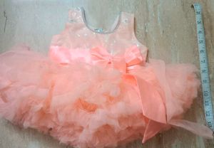 Buy 1 Get One Free-Peach Tulle Party Dre