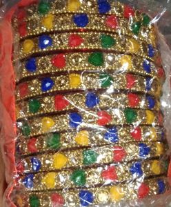 Colorful Beaded Bangle Set