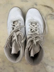 White Angle Length Reebok Shoes