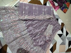 Elegant Lavender Lehenga Choli