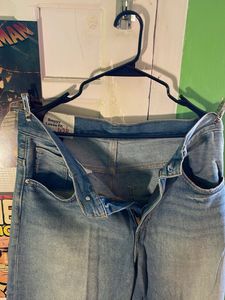 Wide Leg Denim Jeans