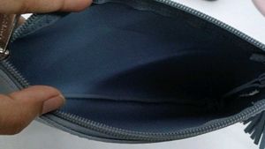 Cute Blue Pouch with Tassels