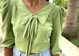Green Croptop!!!!!