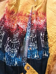 Mustard Party Wear Shirt